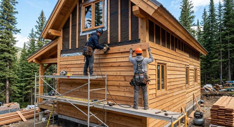 Log Home Siding Installation in Fairfield County, CT